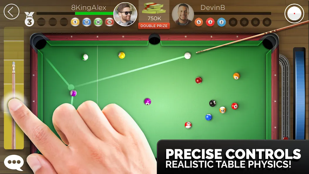 Kings of Pool - Online 8 Ball (Кингс оф Пул) [МОД Mega Pack] APK Android Screenshot 2