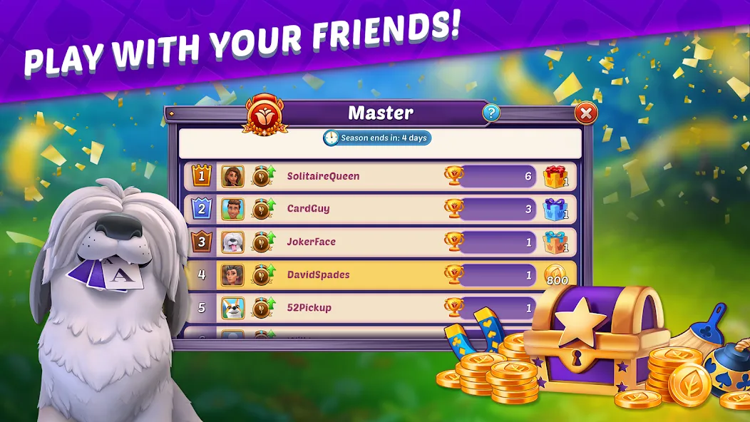 Solitaire Story - Ava's Manor [МОД Много денег] APK Android Screenshot 1