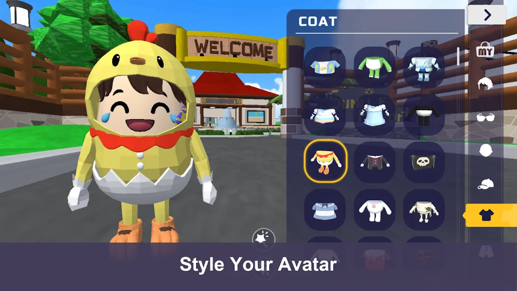 Uni - Craft your world (Юни) [МОД Бесконечные монеты] APK Android Screenshot 3