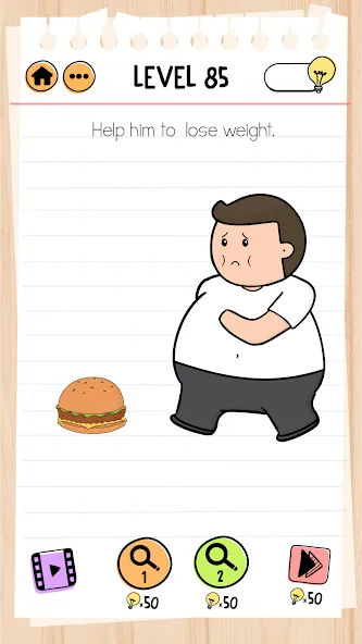 Brain Test 2: Tricky Stories (Брейн тест 2) [МОД Бесконечные монеты] APK Android Screenshot 1