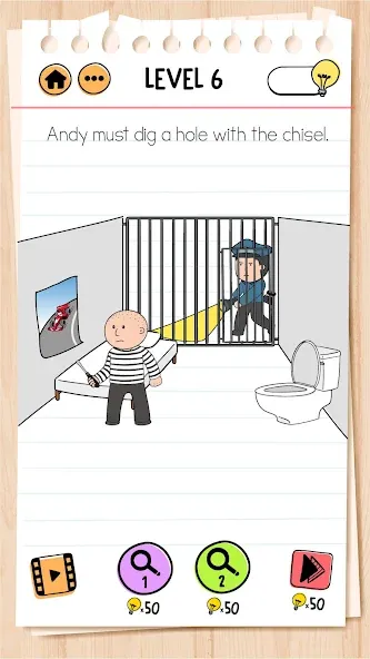 Brain Test 2: Tricky Stories (Брейн тест 2) [МОД Бесконечные монеты] APK Android Screenshot 3