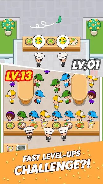 Food Fever: Restaurant Tycoon (Фуд Фивер) [МОД Premium] APK Android Screenshot 1