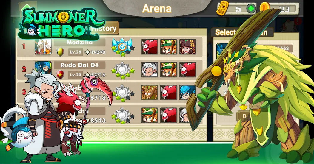 Summoner Hero: Epic Battle (Саммонер Хиро) [МОД Premium] APK Android Screenshot 5