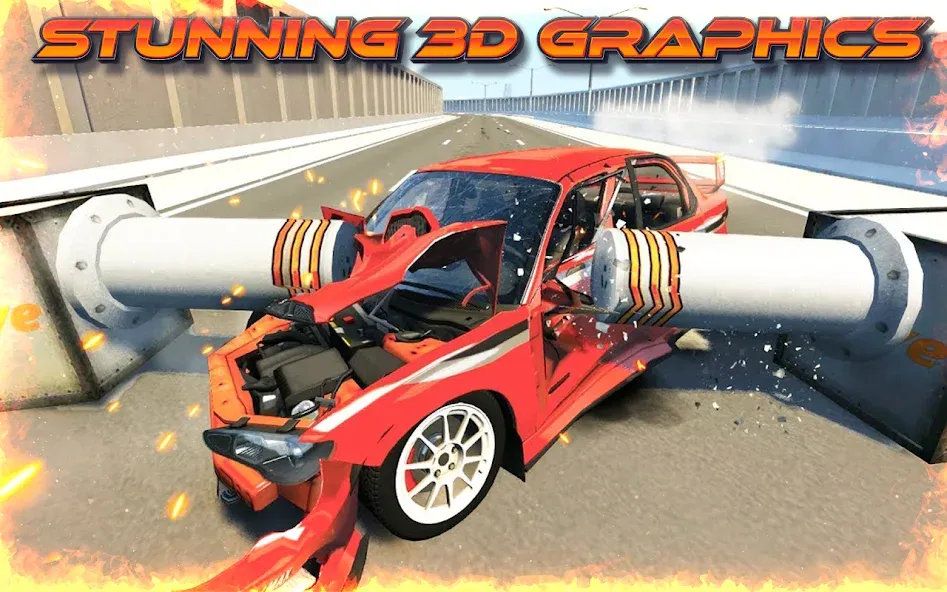 Highway Crash Car Race [МОД Все открыто] APK Android Screenshot 2