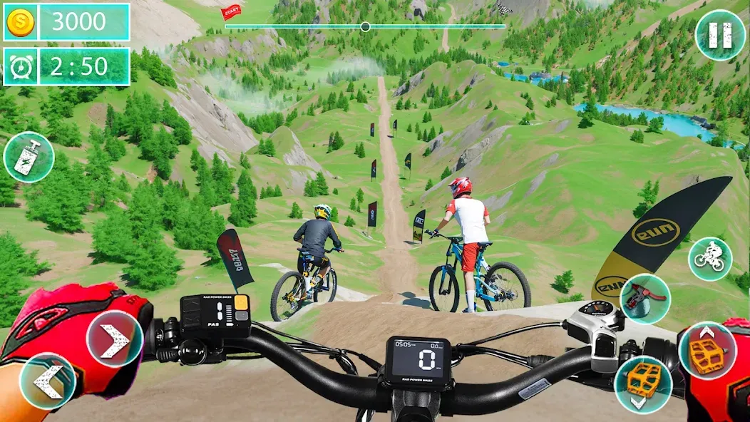 MTB Downhill: BMX Racer [МОД Premium] APK Android Screenshot 3