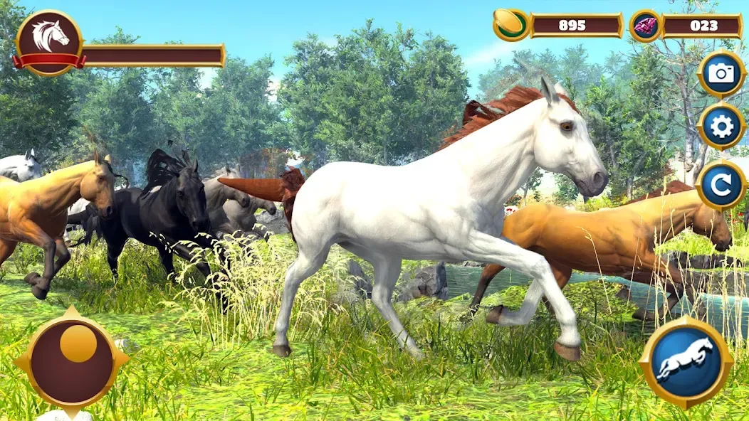Virtual Horse Family Simulator [МОД Premium] APK Android Screenshot 1