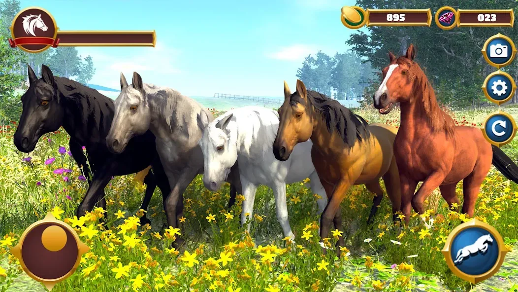 Virtual Horse Family Simulator [МОД Premium] APK Android Screenshot 2