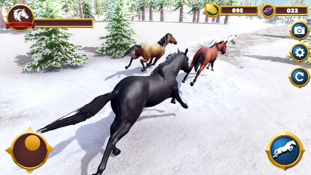 Virtual Horse Family Simulator [МОД Premium] APK Android Screenshot 4