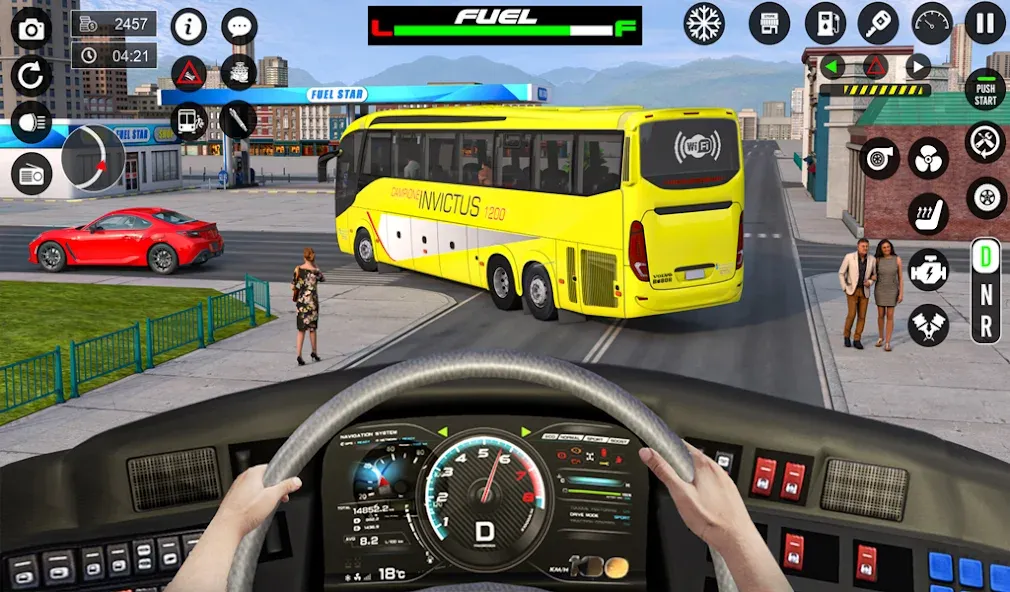 Bus Simulator 3D: Bus Games (Бус Симулятор 3Д) [МОД Unlocked] APK Android Screenshot 2