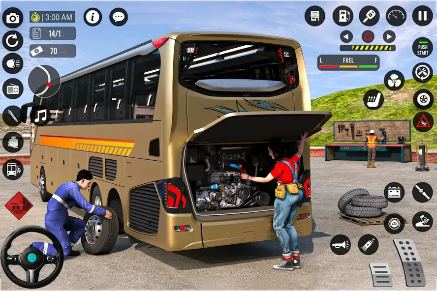 Bus Simulator 3D: Bus Games (Бус Симулятор 3Д) [МОД Unlocked] APK Android Screenshot 5