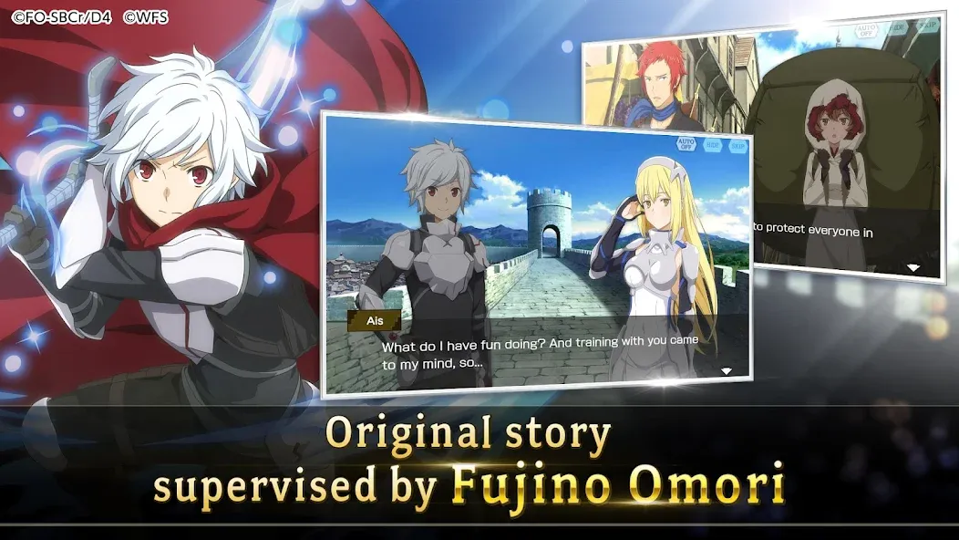DanMachi - MEMORIA FREESE (ДанМачи) [МОД Mega Pack] APK Android Screenshot 2
