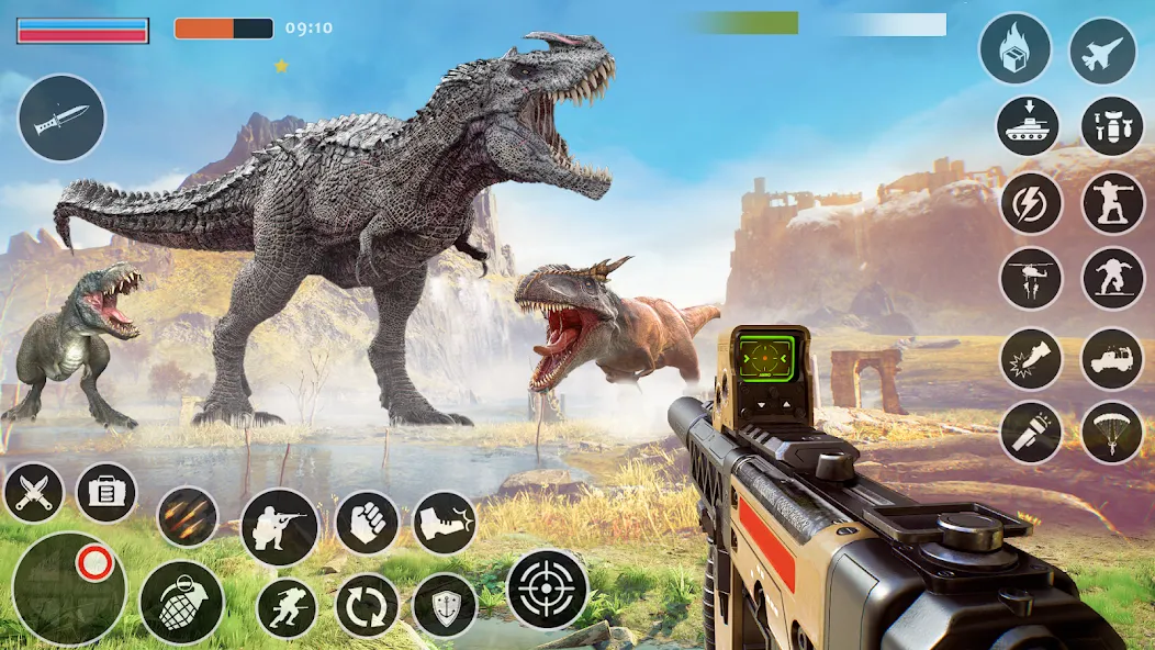 Wild Dino Hunting: Zoo Hunter (Дино Хантер) [МОД Mega Pack] APK Android Screenshot 3