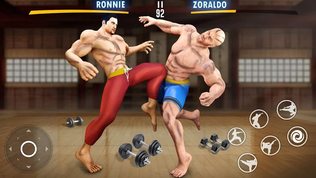 Kung Fu Heros: Fighting Game (упергеройский файтинг Кунгфуигры) [МОД Unlocked] APK Android Screenshot 3