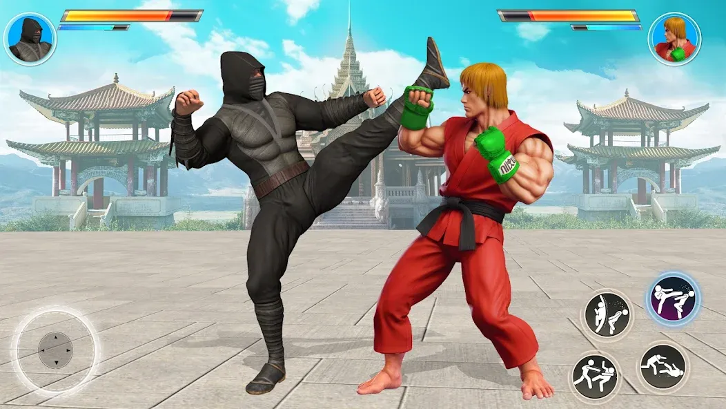 Kung Fu Heros: Fighting Game (упергеройский файтинг Кунгфуигры) [МОД Unlocked] APK Android Screenshot 4