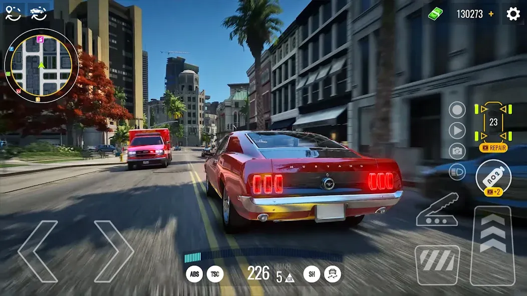 Driving Real Race City 3D (Драйвинг Реал Рейс Сити 3Д) [МОД Бесконечные монеты] APK Android Screenshot 2