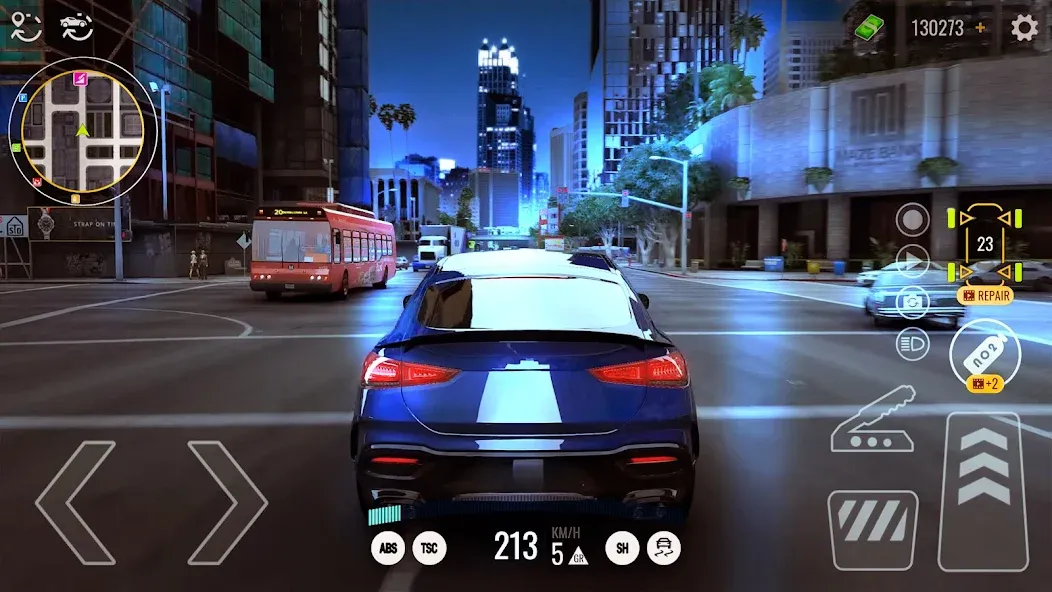 Driving Real Race City 3D (Драйвинг Реал Рейс Сити 3Д) [МОД Бесконечные монеты] APK Android Screenshot 4