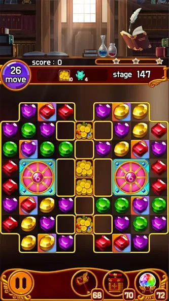 Jewel Magic Castle (Джуэл Мэджик Кэсл) [МОД Все открыто] APK Android Screenshot 4