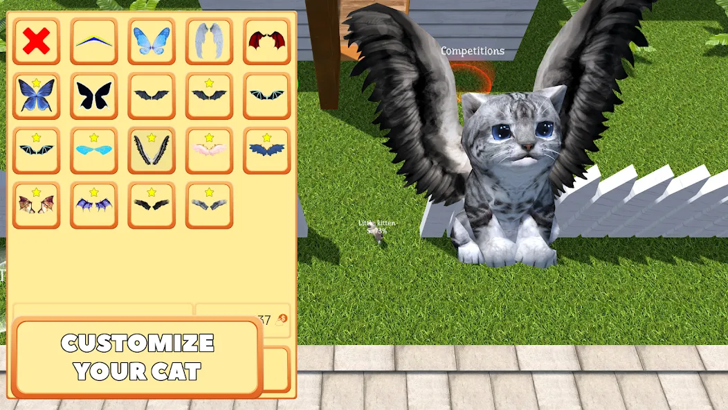 Cute Pocket Cat 3D - Part 2 (Сьют Покет Кэт 3Д) [МОД Меню] APK Android Screenshot 2