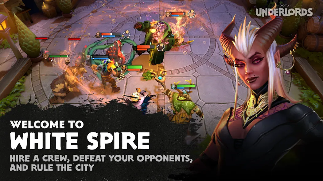 Dota Underlords (Дота Андерлордс) [МОД Все открыто] APK Android Screenshot 1
