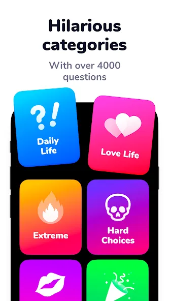 Dilemmaly - Would you rather? [МОД Бесконечные монеты] APK Android Screenshot 2