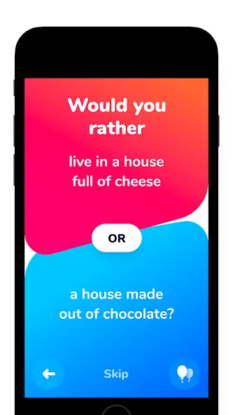 Dilemmaly - Would you rather? [МОД Бесконечные монеты] APK Android Screenshot 3