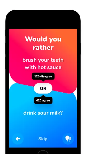 Dilemmaly - Would you rather? [МОД Бесконечные монеты] APK Android Screenshot 5
