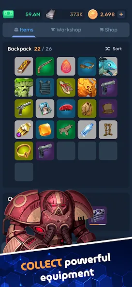 Lost Vault: AFK Retro RPG (Лост Волт) [МОД Бесконечные монеты] APK Android Screenshot 2