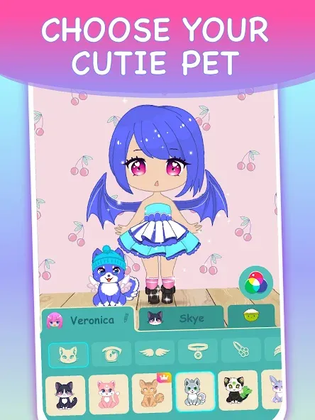 Chibi Dress Up Games for Girls [МОД Много денег] APK Android Screenshot 5