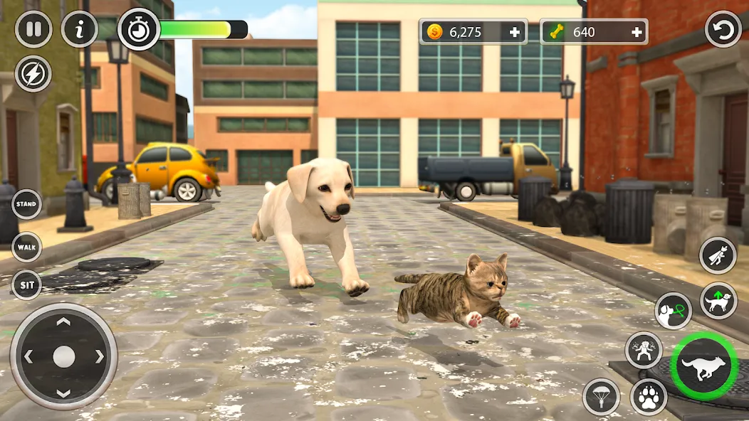 Dog Simulator Pet Dog Games 3D [МОД Unlocked] APK Android Screenshot 4