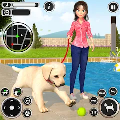 Dog Simulator Pet Dog Games 3D [МОД Unlocked] APK Android
