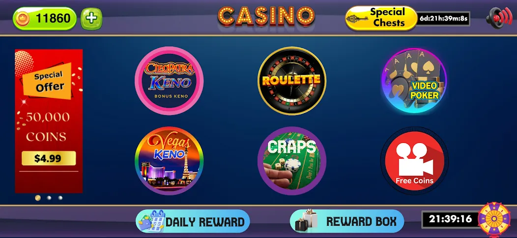 Cleopatra Keno - Keno Games (Клеопатра Кено) [МОД Много денег] APK Android Screenshot 2