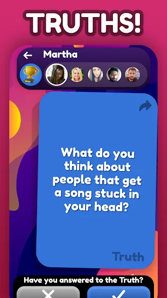 Truth or Dare 2: Spin Bottle (Тру или действие 2 Вечеринка смелости) [МОД Меню] APK Android Screenshot 2