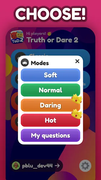 Truth or Dare 2: Spin Bottle (Тру или действие 2 Вечеринка смелости) [МОД Меню] APK Android Screenshot 5