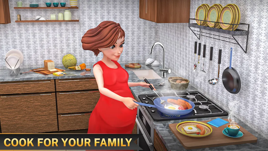 The Mother Sim Life Mom Games [МОД Много денег] APK Android Screenshot 4