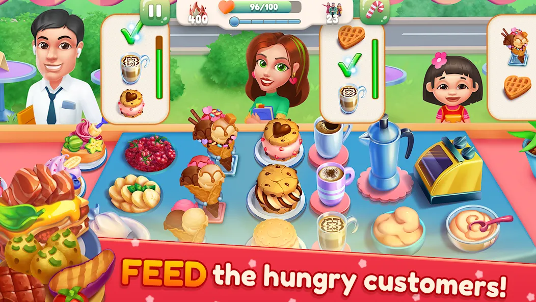Cooking Artist: Kitchen Game (Кукинг Артист) [МОД Premium] APK Android Screenshot 1