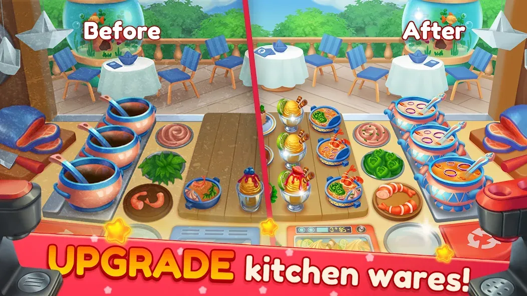 Cooking Artist: Kitchen Game (Кукинг Артист) [МОД Premium] APK Android Screenshot 2