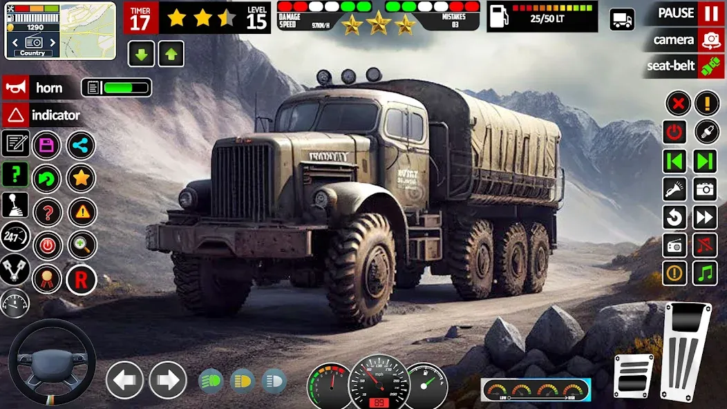 Army Truck Transport Game 2023 [МОД Premium] APK Android Screenshot 3