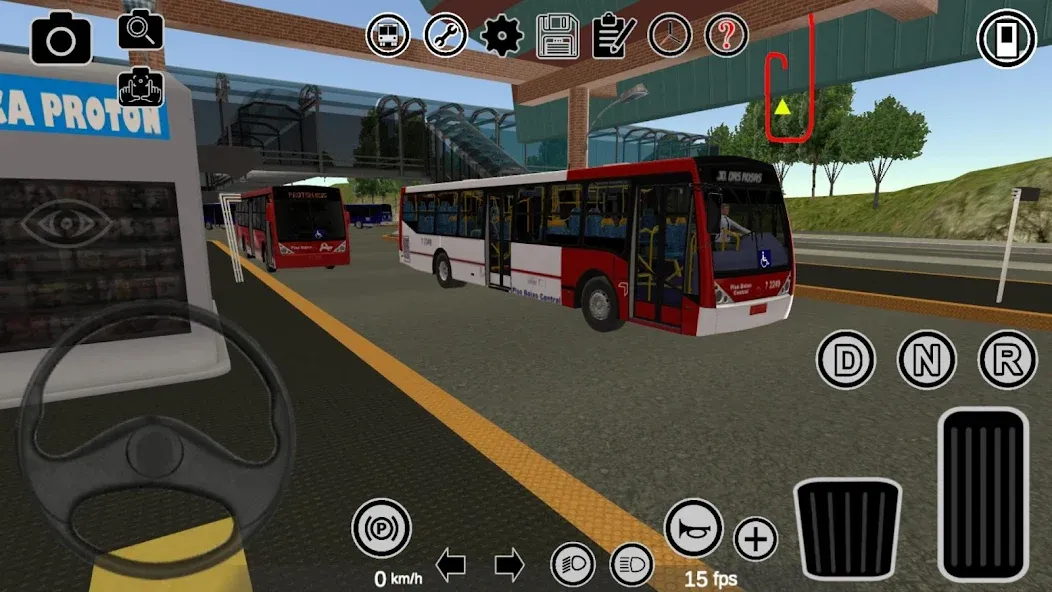 Proton Bus Simulator Urbano (Протон автобусный симулятор ) [МОД Все открыто] APK Android Screenshot 1