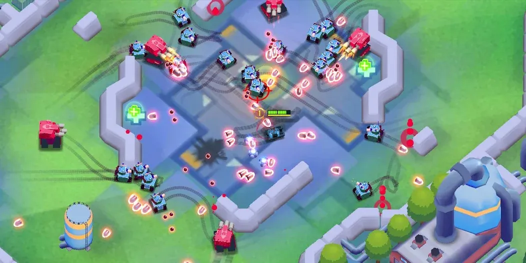 Stickman Tank Battle (Стикмен Танк Баттл) [МОД Меню] APK Android Screenshot 3