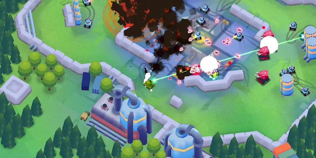 Stickman Tank Battle (Стикмен Танк Баттл) [МОД Меню] APK Android Screenshot 5