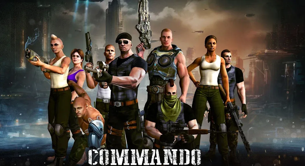 V Commando shooting [МОД Все открыто] APK Android Screenshot 4