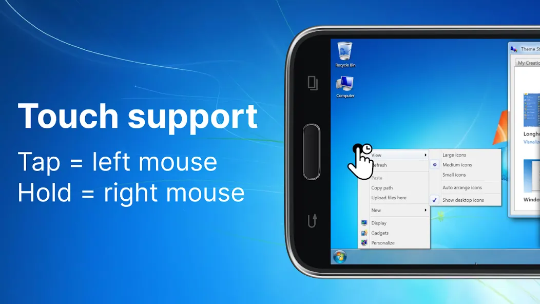 Win7 Simu (Вин7 Симу) [МОД Меню] APK Android Screenshot 3