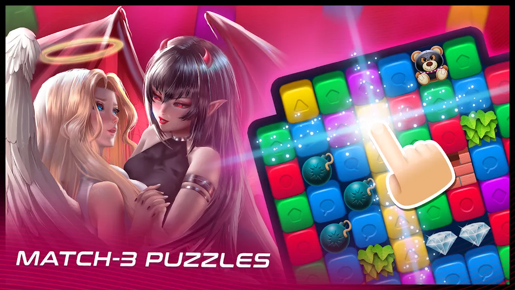 LoveNest - Anime Character Sim (ЛавНест) [МОД Mega Pack] APK Android Screenshot 2