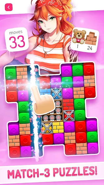 Eroblast: Waifu Dating Sim (Эробласт) [МОД Unlocked] APK Android Screenshot 3