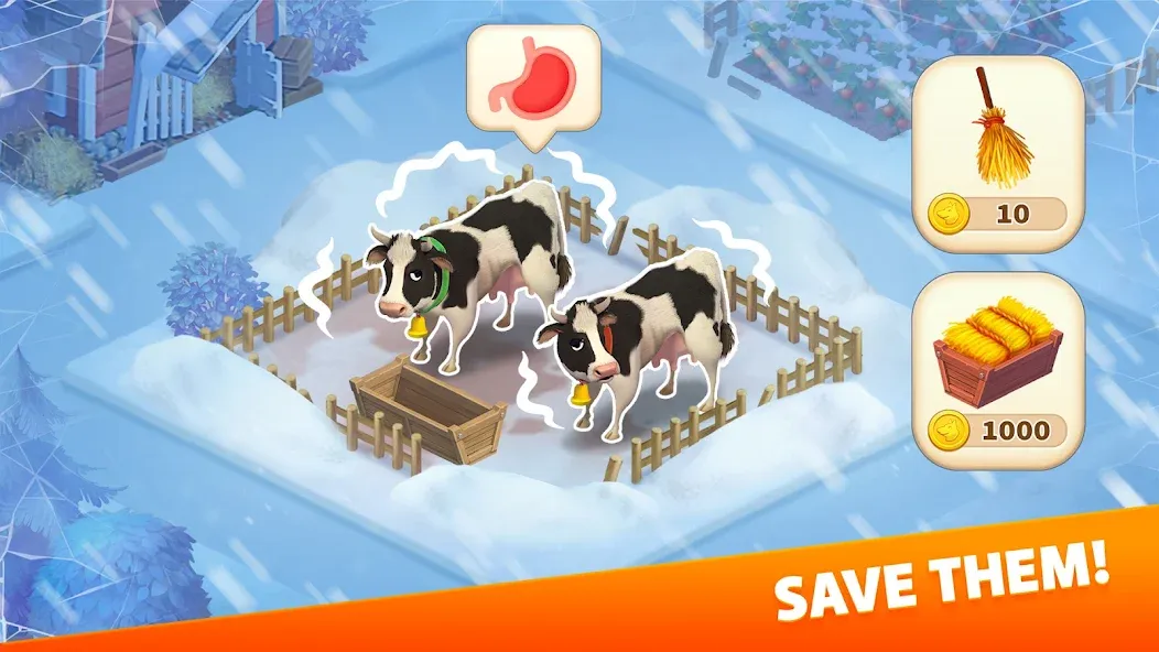 Klondike Adventures: Farm Game [МОД Бесконечные монеты] APK Android Screenshot 2