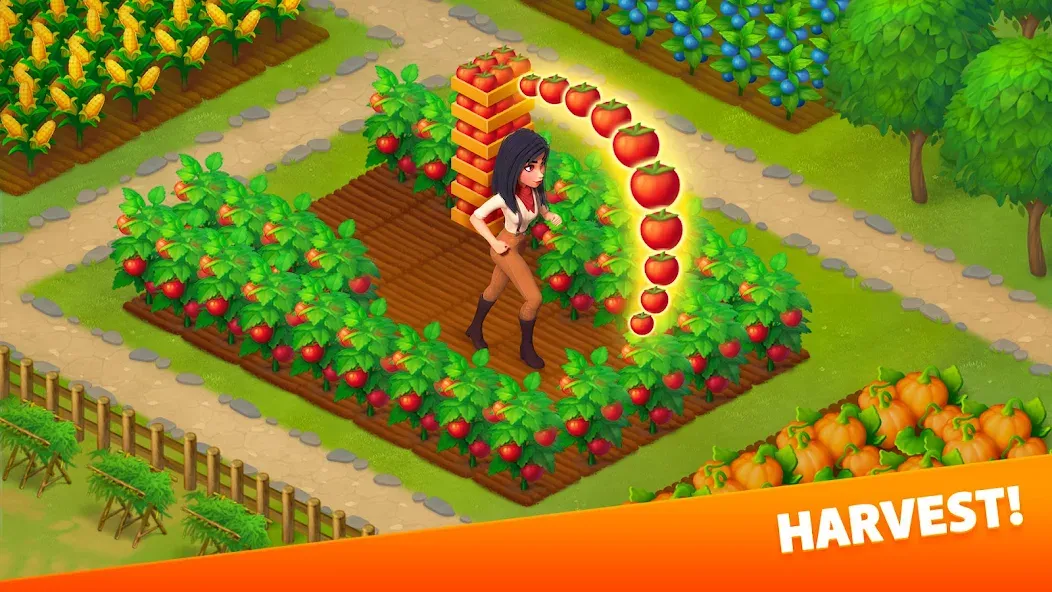 Klondike Adventures: Farm Game [МОД Бесконечные монеты] APK Android Screenshot 3