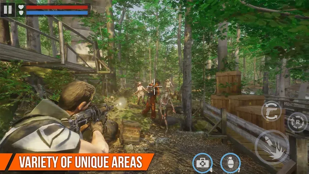 Dead Target: Zombie Games 3D [МОД Mega Pack] APK Android Screenshot 3