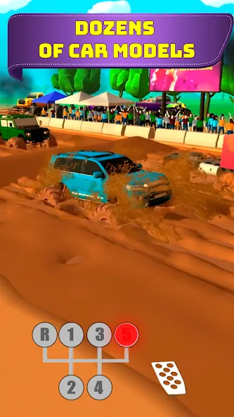 Mud Racing: 4х4 Off-Road (Мад Рейсинг) [МОД Все открыто] APK Android Screenshot 4