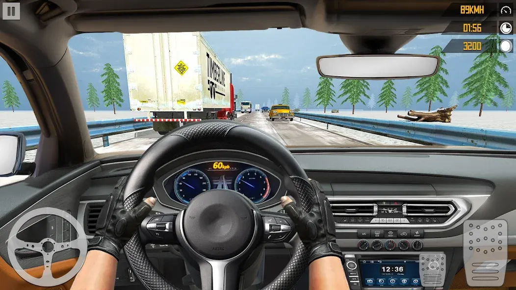 VR Traffic Racing In Car Drive (ВР Трафик Гонки на Автомобиле Вождения) [МОД Mega Pack] APK Android Screenshot 5