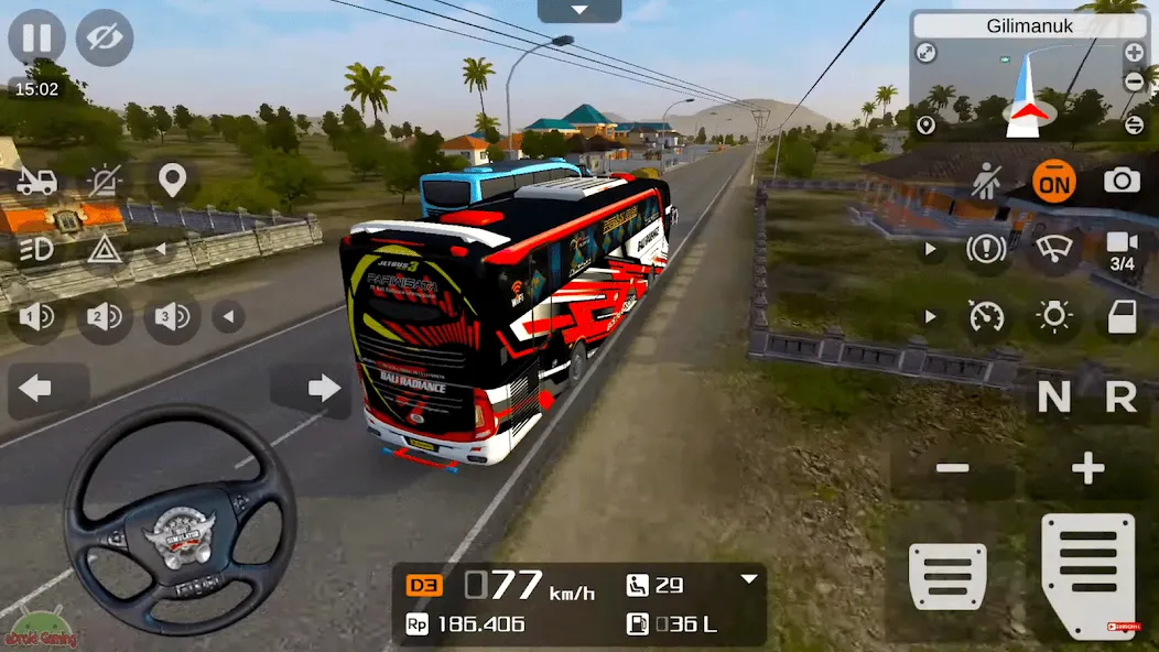 Coach Tourist Bus City Driving [МОД Бесконечные монеты] APK Android Screenshot 1